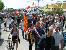 Manifestation contre la THT