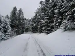 Le Col de Jau enneigé