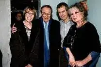 Sylvie et Michel Rocard et le Dr Serge Belais