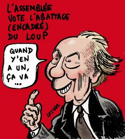 Abattage-Loup-Caricature