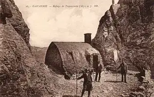 Refuge de Tuquerouye avant la construction de la partie espagnole